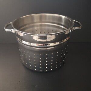Cuisinart #9112-22 Pasta Strainer w/ Handles Stainless Steel Made in Korea